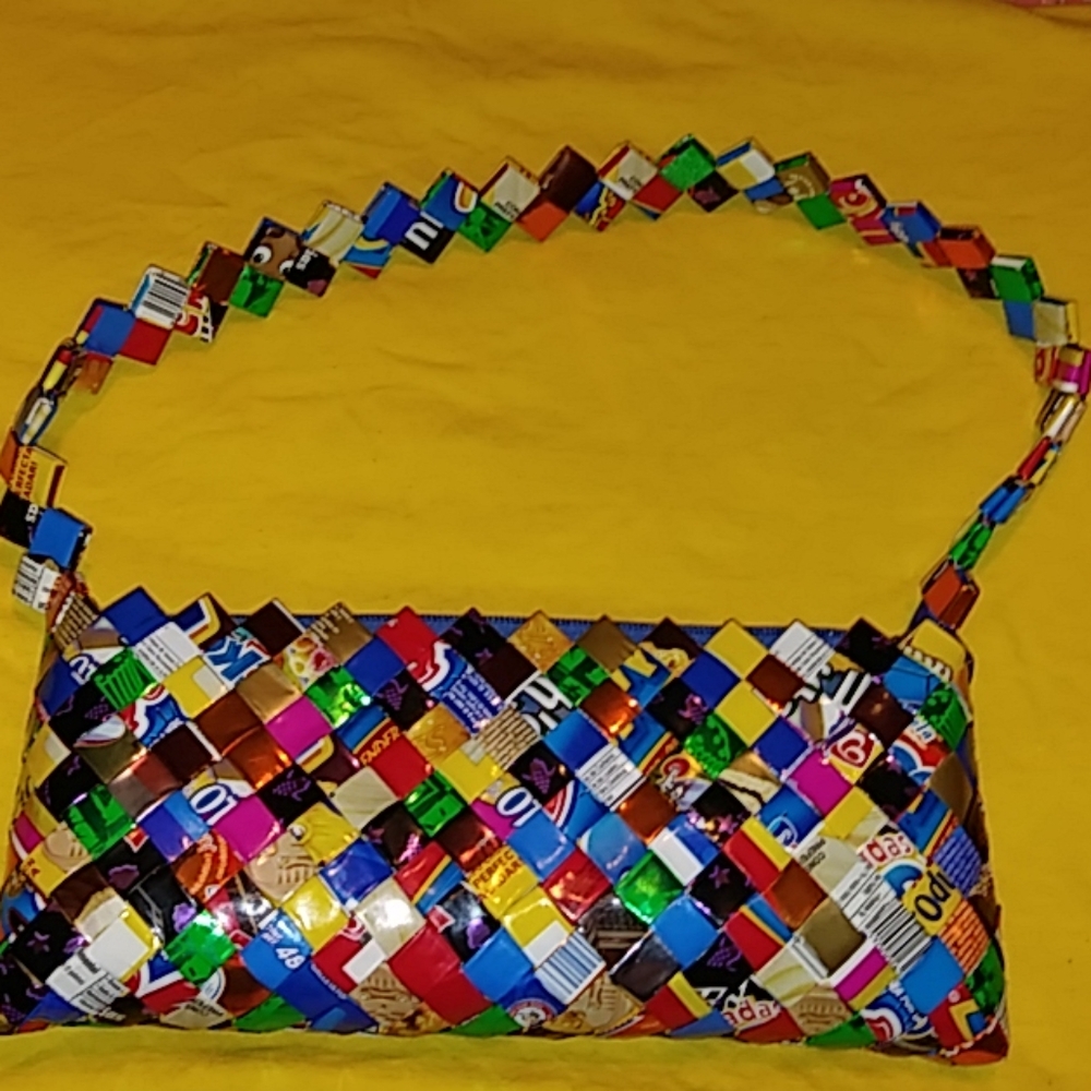 Candy wrapper purse